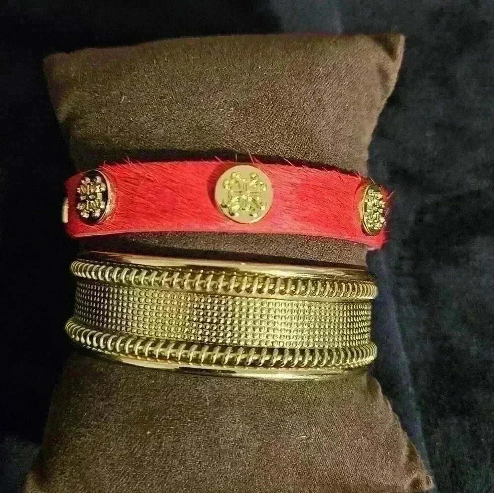 Rustic Cuff Bangle Bracelet - image 1